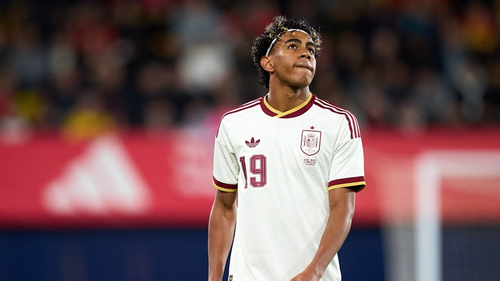 Dù chưa bình phục chấn thương, Yamal vẫn có tên trong danh sách đội tuyển Tây Ban Nha dự World Cup 2026. Ảnh: Getty