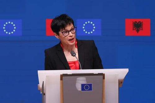 Ủy viên EU phụ trách mở rộng Marta Kos. Ảnh: Euronews