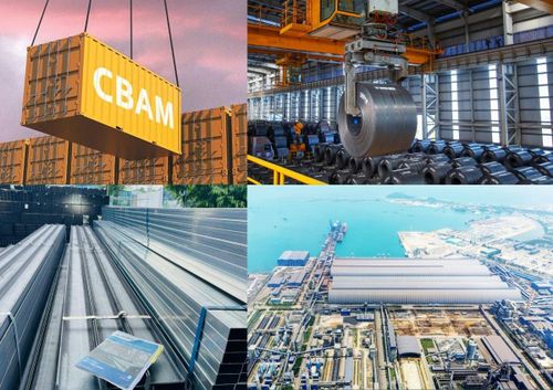 Sắt thép, hydro, phân bón, điện, xi măng, và nhôm là các loại hàng hóa chính sẽ chịu sự ảnh hưởng của Cơ chế CBAM. Ảnh minh họa