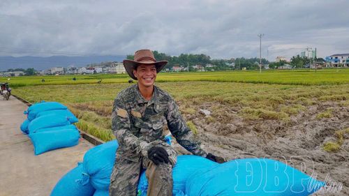 Phút giải lao giữa ngày mùa.