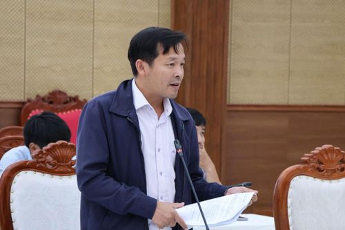 Lãnh đạo Sở Tài chính báo cáo tiến độ tháo gỡ khó khăn, vướng mắc các dự án đầu tư ngoài ngân sách