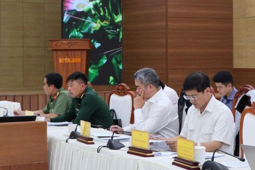 Các sở, ngành, thành viên Tổ công tác số 3 tham dự phiên họp