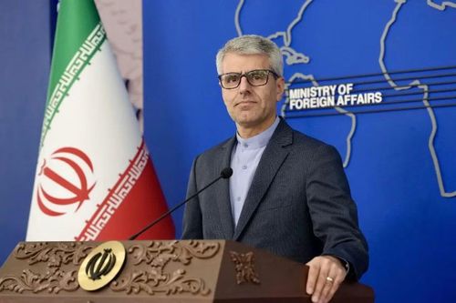 Phát ngôn viên Bộ Ngoại giao Iran Esmaeil Baghaei tuyên bố lúc này không có thảo luận nào về các vấn đề liên quan đến hạt nhân. Ảnh: Bộ Ngoại giao Iran.
