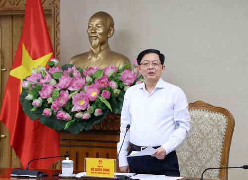 Phó Thủ tướng Hồ Quốc Dũng phát biểu kết luận cuộc họp (Ảnh: VGP)