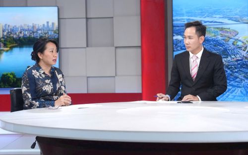 Bà Lê Thanh Thủy, Phó trưởng Phòng Quản lý môi trường - Sở Nông nghiệp & Môi trường Hà Nội chia sẻ. Ảnh: Phạm Hùng