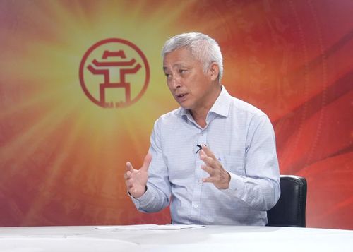 TS Hoàng Dương Tùng, Chủ tịch Hội Không khí sạch Việt Nam. Ảnh: Phạm Hùng