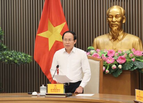 Phó Thủ tướng Lê Tiến Châu chủ trì cuộc họp. Ảnh: Lâm Khánh