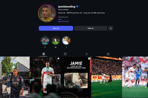 Trang Instagram cá nhân của cầu thủ người Đức.