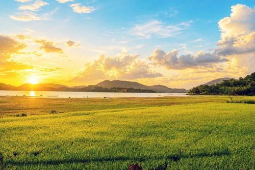 Cảnh sắc hồ Lắk (Đắk Lắk). Ảnh: Kha Phạm - TTXVN