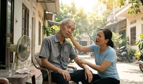 Khi người già xuất hiện lơ mơ, lú lẫn giữa thời tiết oi bức, gia đình cần nghĩ tới nguy cơ sốc nhiệt.