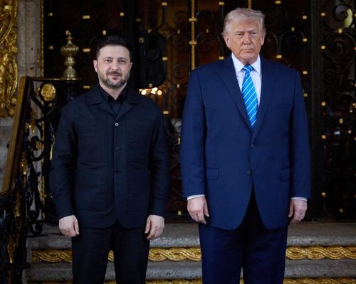 Tổng thống Ukraine Volodymyr Zelensky kêu gọi Tổng thống Mỹ Donald Trump hỗ trợ phòng không cho Ukraine. Ảnh: UPP.