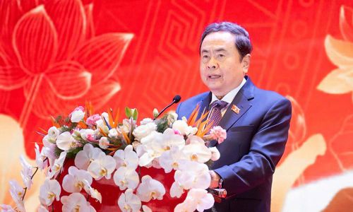Đồng chí Trần Thanh Mẫn phát biểu kết luận hội nghị.