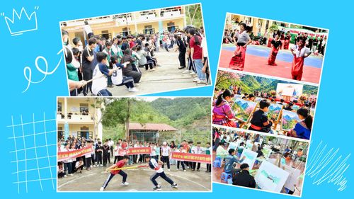 Nhiều trường học đã kết hợp hài hòa giữa tổ chức các môn thể thao hiện đại và truyền thống