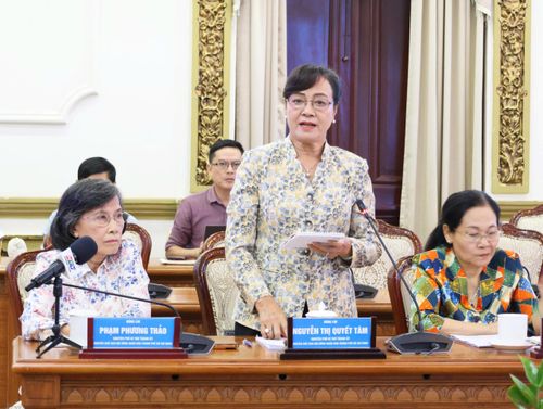 Nguyên Phó Bí thư Thành ủy, nguyên Chủ tịch HĐND TP.HCM Nguyễn Thị Quyết Tâm.