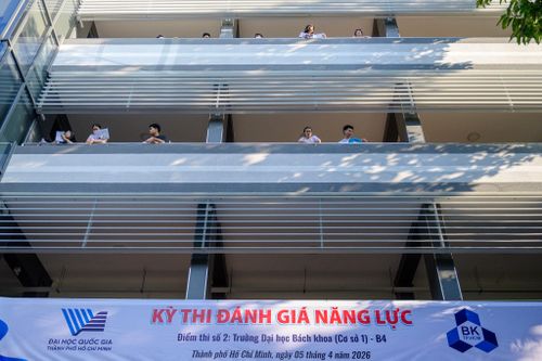 Kỳ thi đánh giá năng lực do Đại học Quốc gia TP.HCM tổ chức. Ảnh: Hoài Bảo.