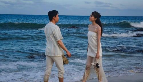 Quốc Trường và Tiểu Vy trong phim "Ốc mượn hồn". (Ảnh: Nhà sản xuất)