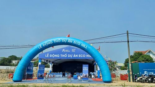 Dự án Nhà ở xã hội Eco Hill ở Huế được khởi công và ngày 26-3 với 454 căn hộ, tổng mức đầu tư gần 530 tỷ đồng.