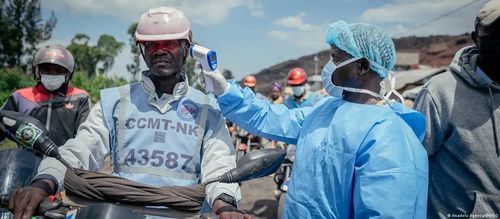 Kiểm soát dịch Ebola tại CHDC Congo. Ảnh: ANADOLU
