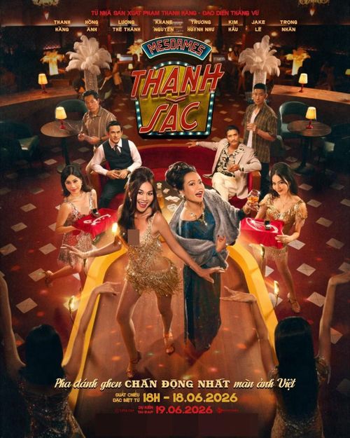 Poster phim “Mesdames Thanh Sắc”. Ảnh: FB Thanh Hằng.