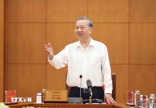 Tổng Bí thư Tô Lâm, Trưởng Ban Chỉ đạo Trung ương về phòng, chống tham nhũng, lãng phí, tiêu cực phát biểu tại cuộc họp Thường trực Ban Chỉ đạo Trung ương về phòng, chống tham nhũng, lãng phí, tiêu cực sáng 18/3/2026. (Ảnh: An Đăng/TTXVN)