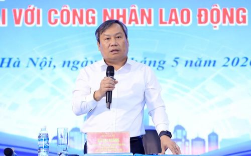 Chủ tịch UBND Thành phố Hà Nội Vũ Đại Thắng phát biểu tại hội nghị. Ảnh: Đ.H