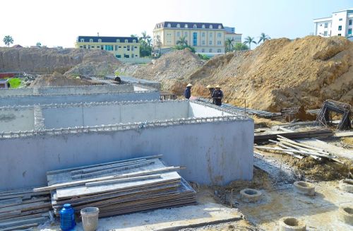 Tại công trình Bảo tàng tỉnh Hà Tĩnh.