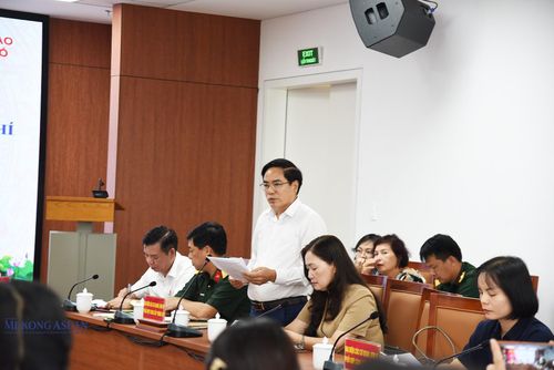 Ông Phan Huy Thục, Phó Giám đốc Sở Y tế thành phố Hải Phòng phát biểu tại hội nghị. Ảnh: Mekong ASEAN.