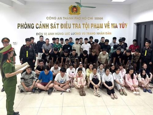 Nhiều người bị bắt giữ trong các chuyên án ma túy còn rất trẻ.