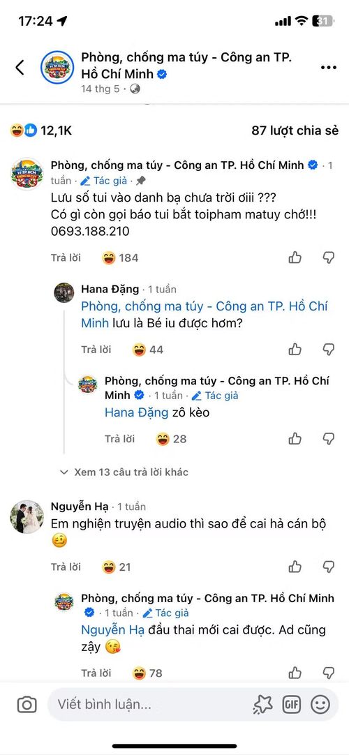Tương tác "tan chảy" giữa admin và cộng đồng mạng.