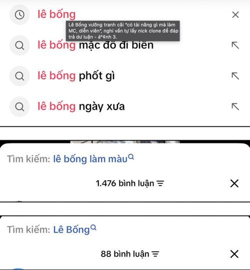 Các từ khóa liên quan Lê Bống lọt tìm kiếm phổ biến.