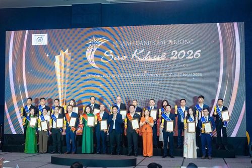 Lễ vinh danh, trao Giải thưởng Sao Khuê 2026. Ảnh: VGP.