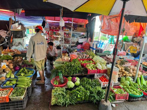Hiện nguồn cung rau xanh tại Hà Nội vẫn cơ bản được bảo đảm, chưa xảy ra tình trạng khan hiếm. Ảnh: TB