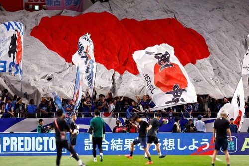 Trận đấu giữa đội tuyển bóng đá Nhật Bản và đội tuyển Australia tại vòng loại World Cup 2026 ở sân vận động Saitama 2002, Saitama, Nhật Bản ngày 15/10/2024. Ảnh: Issei Kato/Reuters.