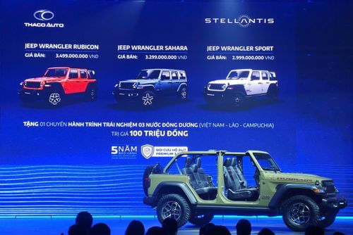  Jeep Wrangler được bán với giá từ 2,99 tỷ đồng. Ảnh: Phong Vân. 