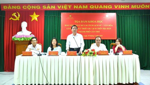 Lãnh đạo Thành ủy TP. Cần Thơ cho biết, thời gian qua công tác bảo tồn và phát huy giá trị di sản văn hóa trên địa bàn đã có nhiều chuyển biến tích cực