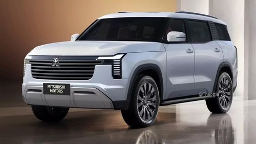 Bản dựng đồ họa dự đoán thiết kế của Mitsubishi Pajero mới. Ảnh: Theottle