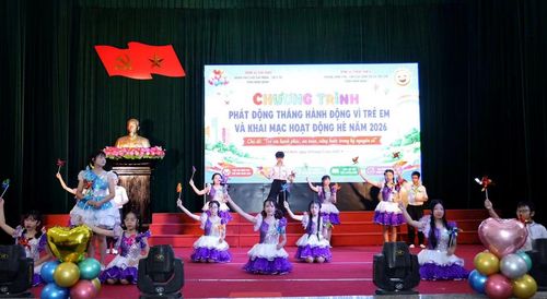 Tiết mục văn nghệ tại chương trình. Ảnh: TĐNB