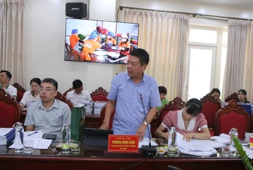 Đại diện Sở Công Thương tham gia ý kiến.