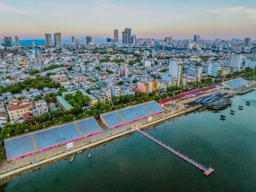 Khán đài thưởng thức DIFF 2026 đã sẵn sàng. Ảnh: Tập đoàn Mặt Trời