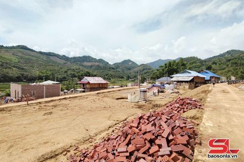 Điểm tái định cư bản Sòng Hạ, xã Chiềng Sơ.