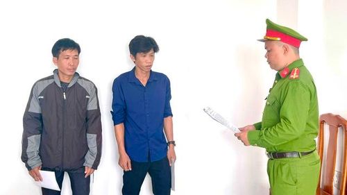 2 bị can Nguyễn Văn Độ, Nguyễn Kim Hên. Ảnh: Công an tỉnh An Giang