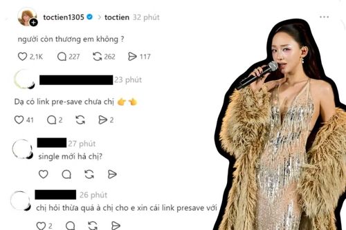 Nhiều khán giả đặt nghi vấn Tóc Tiên đang tung "manh mối" cho một dự án sắp ra mắt khi dòng caption trên vừa khớp với những chỗ trống được cô "nhá hàng" trước đó.