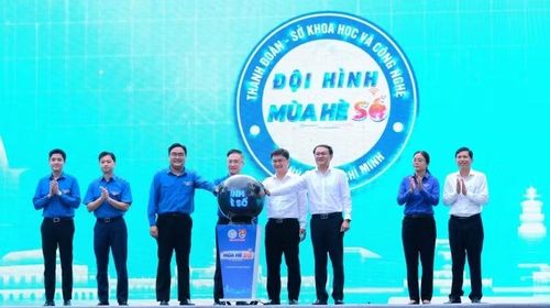 Nghi thức khai mạc Ngày hội “Điểm chạm số 2026”.