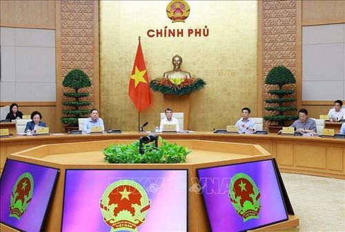 Thủ tướng Lê Minh Hưng chủ trì Phiên họp Chính phủ thường kỳ tháng 4 năm 2026. Ảnh: Dương Giang/TTXVN