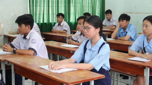 Các thí sinh tham gia kỳ thi lớp 10 năm nay.