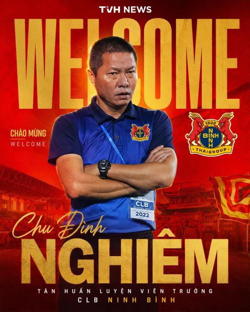 HLV Chu Đình Nghiêm sẽ có màn ra mắt CLB Ninh Bình trên sân Thanh Hóa.