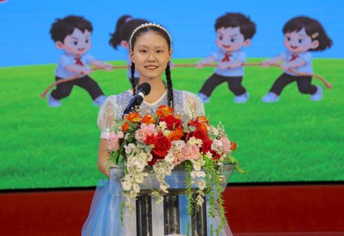 Đại diện thiếu nhi phát biểu hưởng ứng Tháng hành động vì trẻ em năm 2026