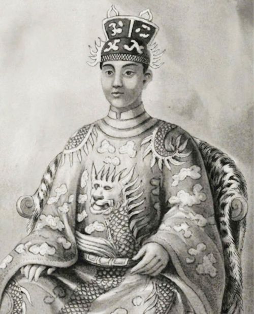 Chân dung Vua Minh Mạng do người Pháp vẽ vào thế kỷ XIX