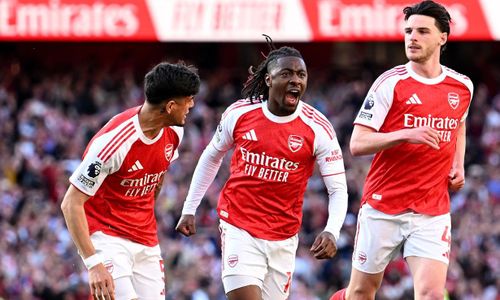 Arsenal chưa thua trận nào ở Champions League mùa này. (Ảnh: Reuters)