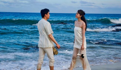 Diễn viên Quốc Trường và Hoa hậu Tiểu Vy đóng khá ăn ý, góp phần tạo sức hút cho phim. Ảnh: ĐPCC